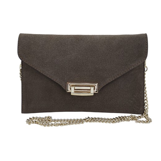 Stylowa kopertówka zamszowa Barberinis - Beżowa ciemna ze sklepu butyolivier w kategorii Listonoszki - zdjęcie 187308638