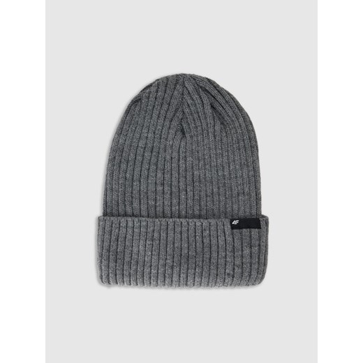 Męska czapka zimowa 4F 4FWAW25ACAPM673 - szara - id: 324240 - marki 4F - 187308837 Męska czapka zimowa 4F 4FWAW25ACAPM673 - szara ze sklepu Sportstylestory.com w kategorii Czapki zimowe męskie - zdjęcie 187308837