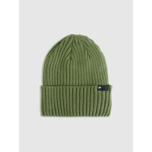 Męska czapka zimowa 4F 4FWAW25ACAPM673 - khaki - id: 324237 - marki 4F - 187308847 Męska czapka zimowa 4F 4FWAW25ACAPM673 - khaki ze sklepu Sportstylestory.com w kategorii Czapki zimowe męskie - zdjęcie 187308847