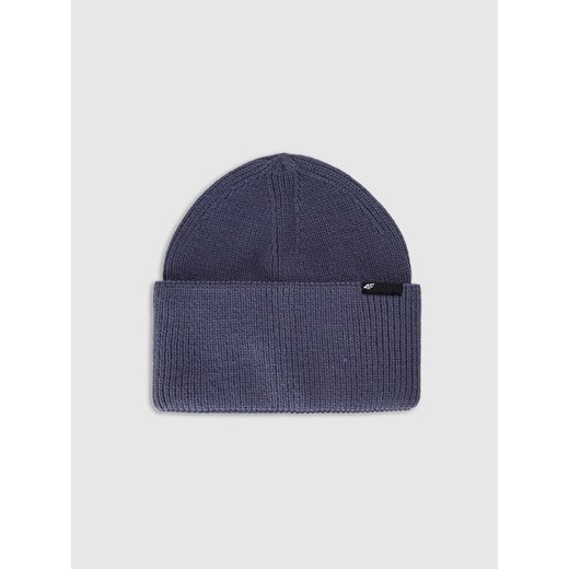 Dziecięca czapka zimowa 4F 4FJWAW25ACAPU652 - granatowa ze sklepu Sportstylestory.com w kategorii Czapki dziecięce - zdjęcie 187308885