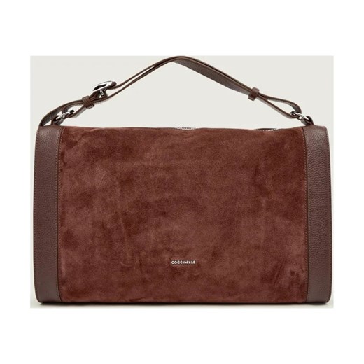 Coccinelle Torebka na ramię ELINOR | zamsz ze sklepu Gomez Fashion Store w kategorii Torebki damskie - zdjęcie 187308925