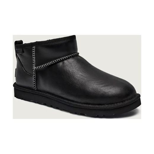 UGG Skórzane śniegowce CLASSIC ULTRA MINI | z dodatkiem wełny ze sklepu Gomez Fashion Store w kategorii Buty zimowe męskie - zdjęcie 187308999