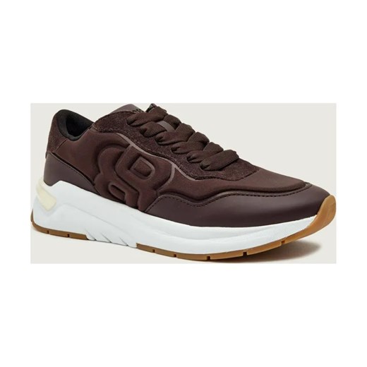 BOSS BLACK Sneakersy Skylar_Runn_lysd1 | z dodatkiem skóry ze sklepu Gomez Fashion Store w kategorii Buty sportowe damskie - zdjęcie 187309019