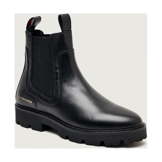 Tommy Hilfiger Skórzane sztyblety CHELSEA ze sklepu Gomez Fashion Store w kategorii Botki - zdjęcie 187309027