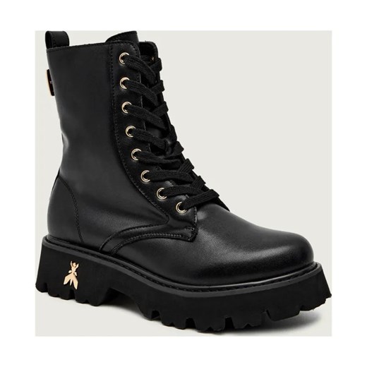 Patrizia Pepe Skórzane botki - id: PK255G000044514 - marki Patrizia Pepe - 187309028 Patrizia Pepe Skórzane botki ze sklepu Gomez Fashion Store w kategorii Buty zimowe dziecięce - zdjęcie 187309028