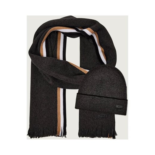 BOSS BLACK Szal + czapka Henzo ze sklepu Gomez Fashion Store w kategorii Czapki zimowe męskie - zdjęcie 187309046