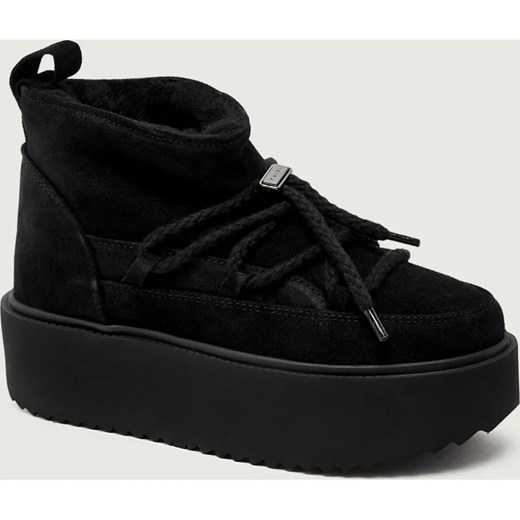 INUIKII Śniegowce CLASSIC LOW PLATFORM | zamsz ze sklepu Gomez Fashion Store w kategorii Śniegowce damskie - zdjęcie 187309078