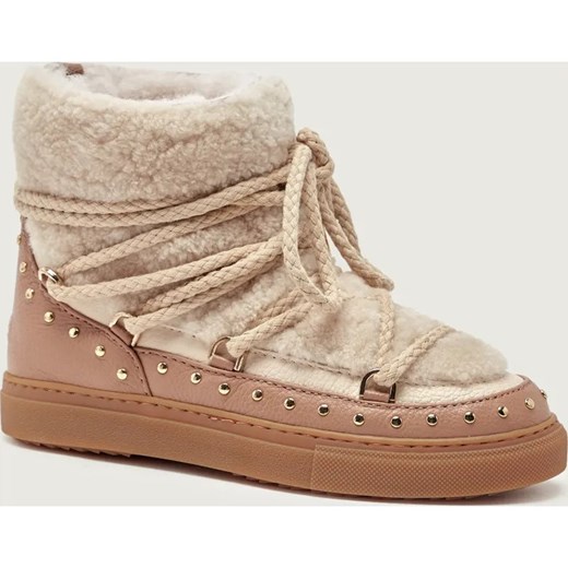 INUIKII Śniegowce CURLY ROCK | shearling | skóra ze sklepu Gomez Fashion Store w kategorii Śniegowce damskie - zdjęcie 187309079