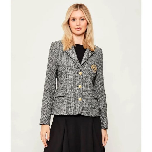 Tommy Hilfiger Wełniana marynarka Festive | Slim Fit - id: TH261W000084A94 - marki Tommy Hilfiger - 187309217 Tommy Hilfiger Wełniana marynarka Festive | Slim Fit ze sklepu Gomez Fashion Store w kategorii Marynarki damskie - zdjęcie 187309217