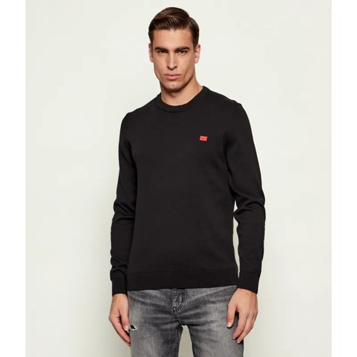 HUGO Sweter San Cassius | Regular Fit ze sklepu Gomez Fashion Store w kategorii Swetry męskie - zdjęcie 187309236