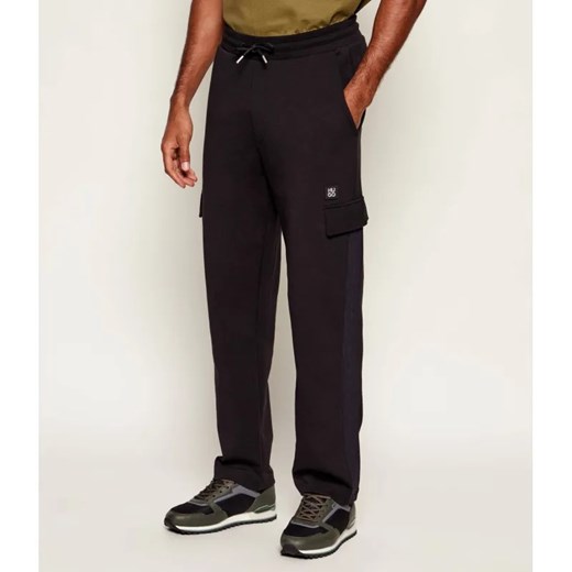 HUGO Spodnie dresowe Danovopan | Loose fit ze sklepu Gomez Fashion Store w kategorii Spodnie męskie - zdjęcie 187311676