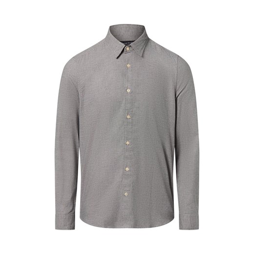 Marc O'Polo Koszula męska Mężczyźni Regular Fit Bawełna jasny szary wzorzysty ze sklepu vangraaf w kategorii Koszule męskie - zdjęcie 187311865