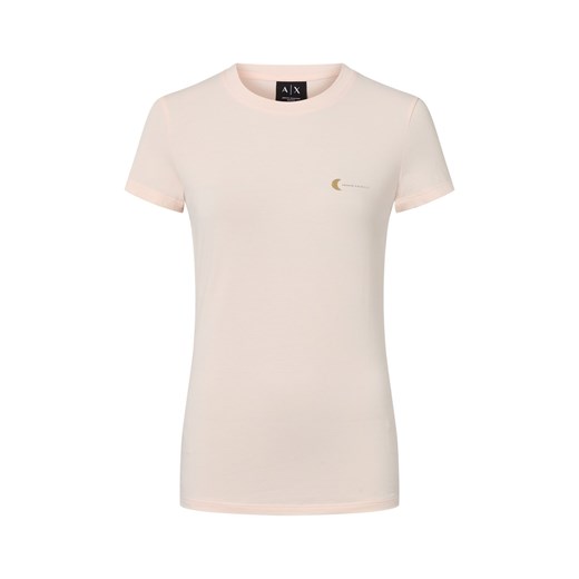 Armani Exchange Koszulka damska Kobiety Bawełna różowy jednolity - id: 788442-0001-09900 - marki Armani Exchange - 187311875 Armani Exchange Koszulka damska Kobiety Bawełna różowy jednolity ze sklepu vangraaf w kategorii Bluzki damskie - zdjęcie 187311875