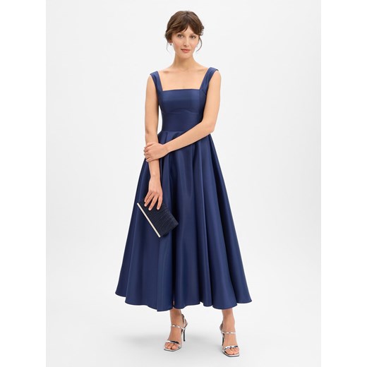 Marie Lund Damska sukienka wieczorowa Kobiety granatowy jednolity - id: 795669-0002-00320 - marki Marie Lund - 187311899 Marie Lund Damska sukienka wieczorowa Kobiety granatowy jednolity ze sklepu vangraaf w kategorii Sukienki - zdjęcie 187311899