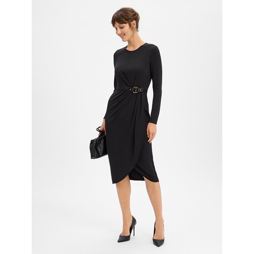 Lauren Ralph Lauren Sukienka damska Kobiety czarny jednolity - id: 797511-0001-00340 - marki Ralph Lauren - 187311905 Lauren Ralph Lauren Sukienka damska Kobiety czarny jednolity ze sklepu vangraaf w kategorii Sukienki - zdjęcie 187311905