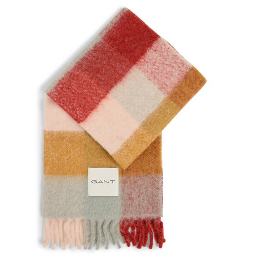 Gant Damski szalik z zawartością alpaki Kobiety czerwony w kratkę ze sklepu vangraaf w kategorii Szaliki i chusty damskie - zdjęcie 187311917