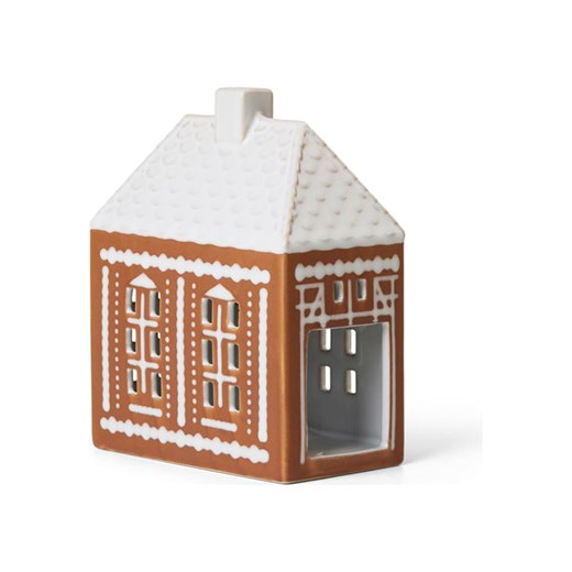 Kähler Świecznik &quot;Gingerbread&quot; w kolorze brązowym - 12,5 x 15,5 x 7,5 cm ze sklepu Limango Polska w kategorii Świeczniki - zdjęcie 187312876