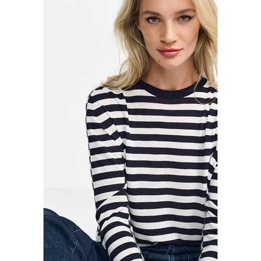 Rich &amp; Royal Sweter w kolorze biało-czarnym Rich & Royal L wyprzedaż Limango Polska