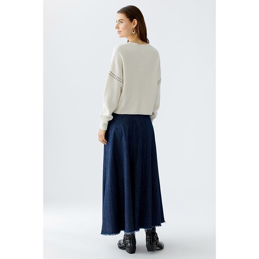 Oui Sweter w kolorze kremowym 42 wyprzedaż Limango Polska