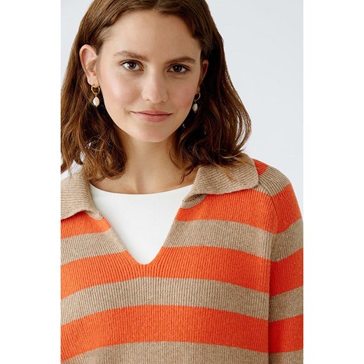 Oui Sweter w kolorze karmelowo-pomarańczowym 36 okazyjna cena Limango Polska