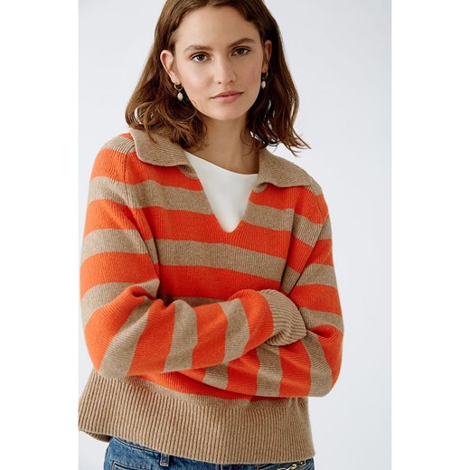 Oui Sweter w kolorze karmelowo-pomarańczowym 44 promocyjna cena Limango Polska