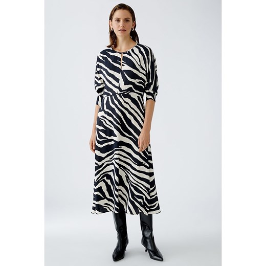 Oui Sukienka w kolorze kremowo-czarnym - id: 17969831 - marki Limango Polska - 187313689 Oui Sukienka w kolorze kremowo-czarnym ze sklepu Limango Polska w kategorii Sukienki - zdjęcie 187313689
