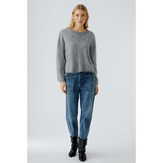 Oui Wełniany sweter w kolorze szarym ze sklepu Limango Polska w kategorii Swetry damskie - zdjęcie 187313775