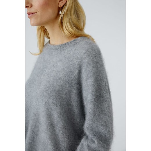 Oui Wełniany sweter w kolorze szarym 40 Limango Polska okazja