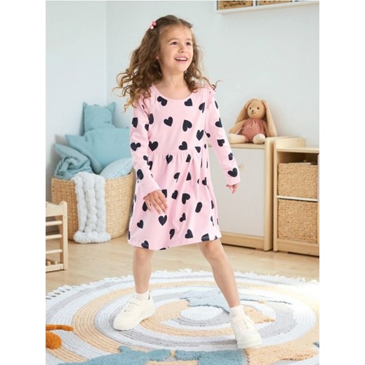 Sinsay - Sukienka w serca - wielobarwny ze sklepu Sinsay w kategorii Sukienki dziewczęce - zdjęcie 187315999