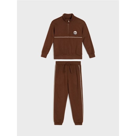 Sinsay - Komplet: bluza i spodnie - brązowy ze sklepu Sinsay w kategorii Dresy chłopięce - zdjęcie 187316075