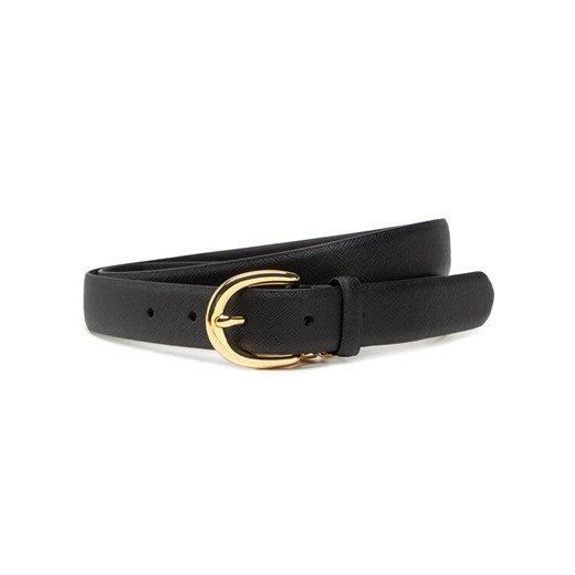 Pasek Damski Lauren Ralph Lauren Charm Classc 412802952004 Czarny ze sklepu eobuwie.pl w kategorii Paski damskie - zdjęcie 187317257