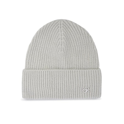 Czapka Calvin Klein K60K612592 Szary ze sklepu eobuwie.pl w kategorii Czapki zimowe damskie - zdjęcie 187317275
