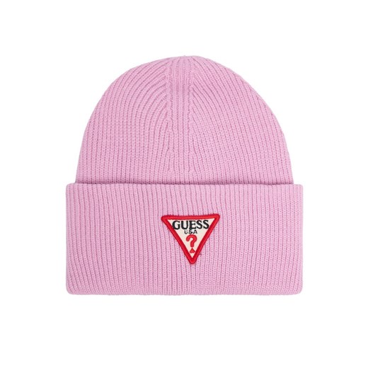 Czapka Guess AW5234 VIS01 Różowy ze sklepu eobuwie.pl w kategorii Czapki zimowe damskie - zdjęcie 187317318