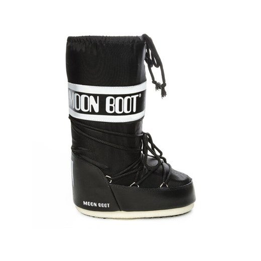 Śniegowce Moon Boot Nylon 14004400 001 Czarny ze sklepu eobuwie.pl w kategorii Śniegowce damskie - zdjęcie 187317369