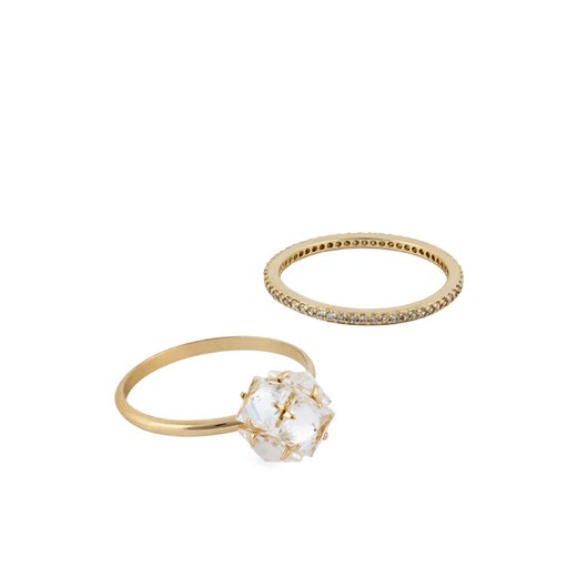 Zestaw pierścionków Aldo Greini 13868615 Złoty ze sklepu eobuwie.pl w kategorii Pierścionki - zdjęcie 187317379