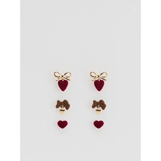 Reserved - Zestaw kolczyków - wielobarwny ze sklepu Reserved w kategorii Kolczyki - zdjęcie 187318257