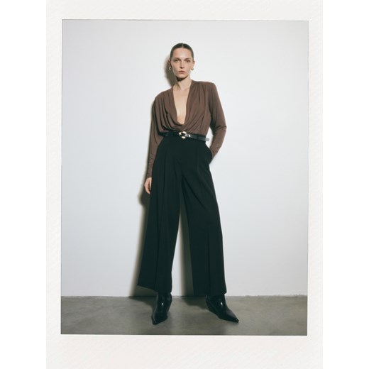 Reserved - Body oversize - brązowy ze sklepu Reserved w kategorii Bluzki damskie - zdjęcie 187318416