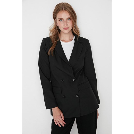 trendyol Blezer w kolorze czarnym ze sklepu Limango Polska w kategorii Marynarki damskie - zdjęcie 187318439