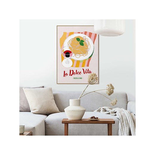 Orangewallz Druk artystyczny "La Dolce Vita" w ramce - id: 16915273 - marki Orangewallz - 187318488 Orangewallz Druk artystyczny "La Dolce Vita" w ramce ze sklepu Limango Polska w kategorii Obrazy - zdjęcie 187318488
