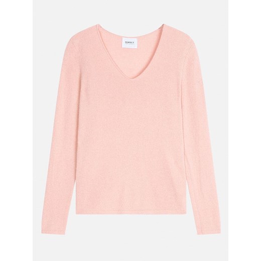 Perfect Cashmere Kaszmirowy sweter &quot;Shannon&quot; w kolorze jasnoróżowym ze sklepu Limango Polska w kategorii Swetry damskie - zdjęcie 187318787