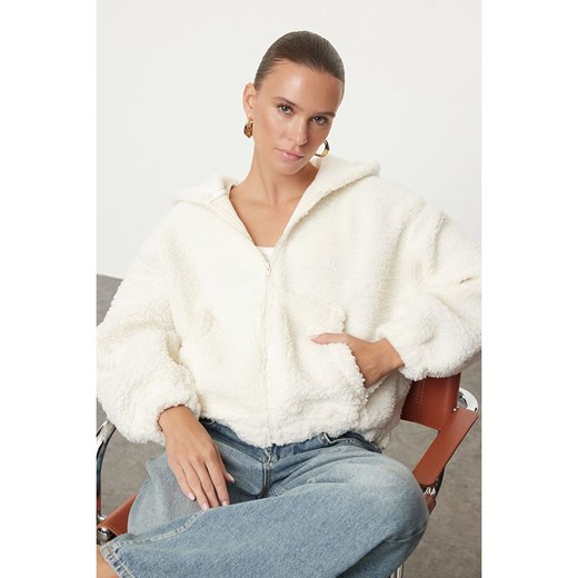 trendyol Bluza w kolorze kremowym Trendyol S okazja Limango Polska