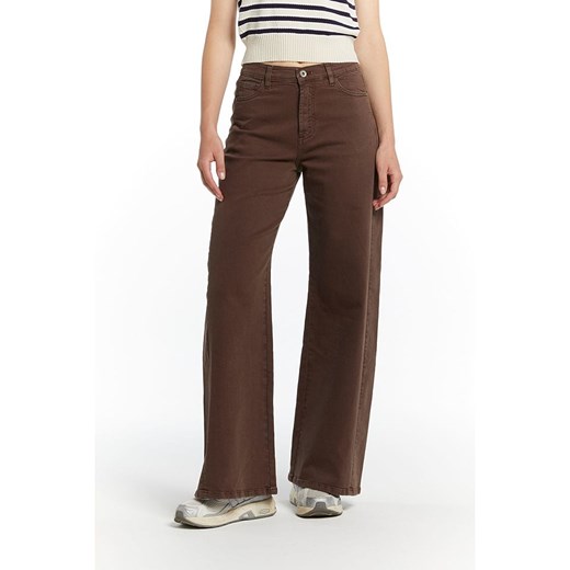 Tamba Dżinsy - Flared fit - w kolorze brązowym Tamba 40 wyprzedaż Limango Polska