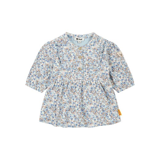 Steiff Sukienka w kolorze błękitno-beżowym ze sklepu Limango Polska w kategorii Sukienki niemowlęce - zdjęcie 187319126