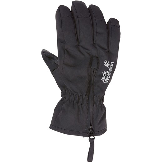 Jack Wolfskin Rękawiczki funkcyjne &quot;Easy Zip&quot; w kolorze czarnym ze sklepu Limango Polska w kategorii Rękawiczki dziecięce - zdjęcie 187319248