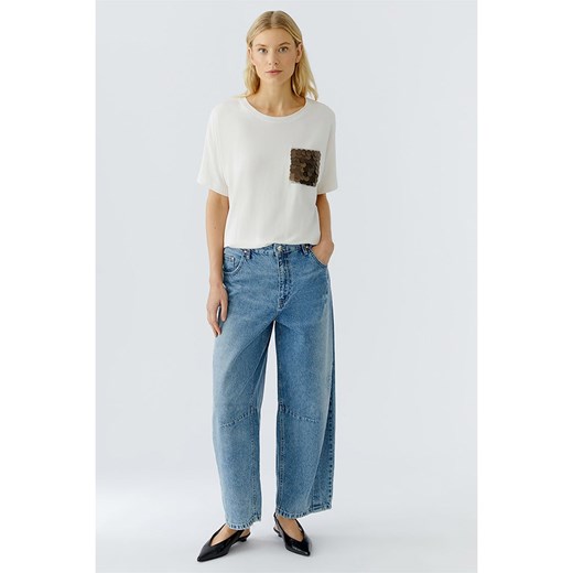 Oui Koszulka w kolorze kremowym ze sklepu Limango Polska w kategorii Bluzki damskie - zdjęcie 187319439