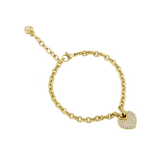 Bransoletka Guess JUBB05 214JW Złoty ze sklepu eobuwie.pl w kategorii Bransoletki - zdjęcie 187319477