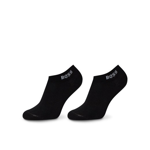 Skarpety krótkie BOSS 50502054 Czarny ze sklepu eobuwie.pl w kategorii Skarpetki damskie - zdjęcie 187319516