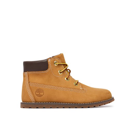 Timberland Trzewiki Pokey Pine 6in Boot TB1A125Q2311 Brązowy ze sklepu MODIVO w kategorii Buty zimowe dziecięce - zdjęcie 187319779