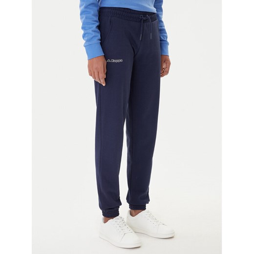 Kappa Spodnie dresowe Festa 331M34W Granatowy Regular Fit ze sklepu MODIVO w kategorii Spodnie damskie - zdjęcie 187319826