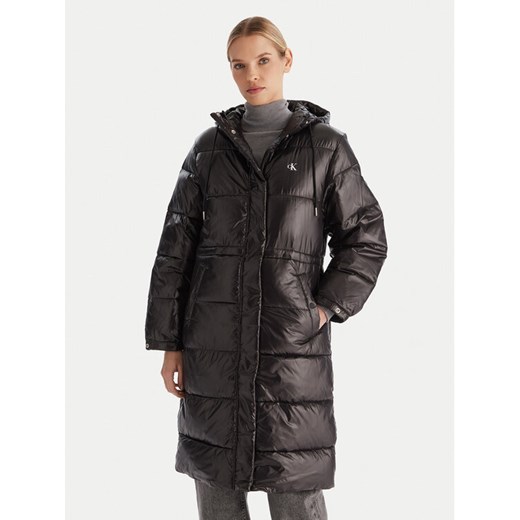 Calvin Klein Jeans Kurtka zimowa LV047D506G Czarny Relaxed Fit - id: 0000305359797 - marki Calvin Klein - 187319856 Calvin Klein Jeans Kurtka zimowa LV047D506G Czarny Relaxed Fit ze sklepu MODIVO w kategorii Kurtki damskie - zdjęcie 187319856